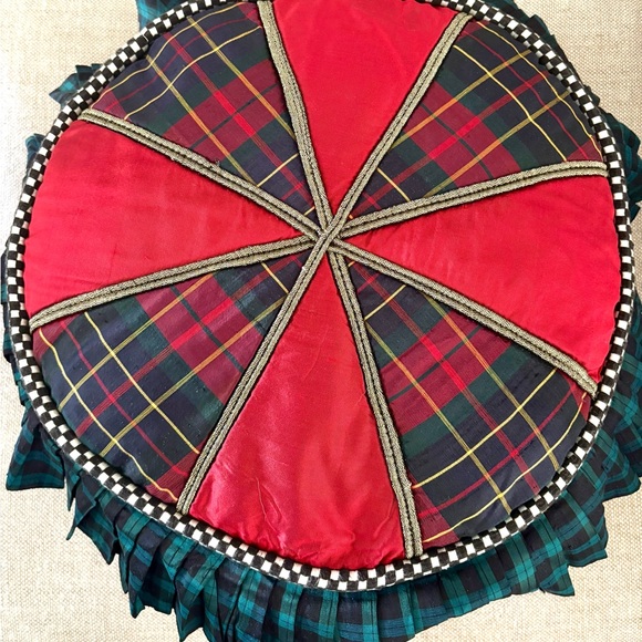 MacKenzie-Childs Red Accent Pillow - Picture 7 of 14